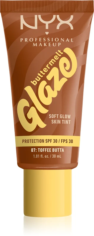 NYX Professional Makeup Buttermelt Glaze Illuminating Lotion SPF 30 Color 07 Toffee Butta 30 ml
