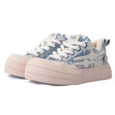 Smile Life Series Sneaker -Christmas Blue Runner Training Trainer Sports Shoes Closed Athletic Casual Running Footwear Boy At...