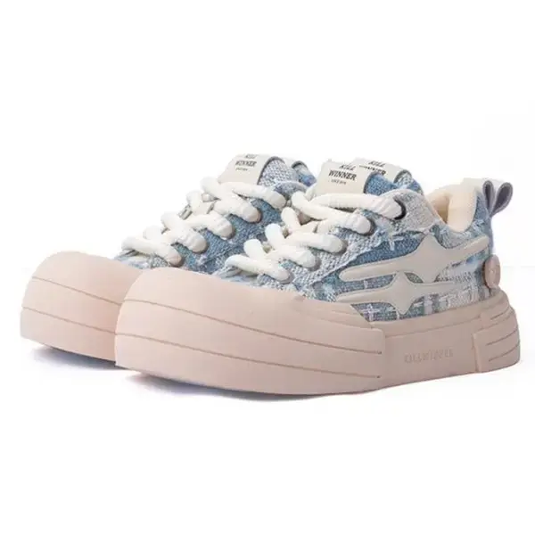 Smile Life Series Sneaker -Christmas Blue Runner Training Trainer Sports Shoes Closed Athletic Casual Running Footwear Boy At...