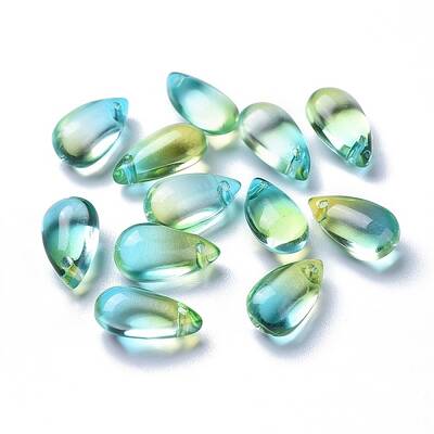 Transparent Glass Charms