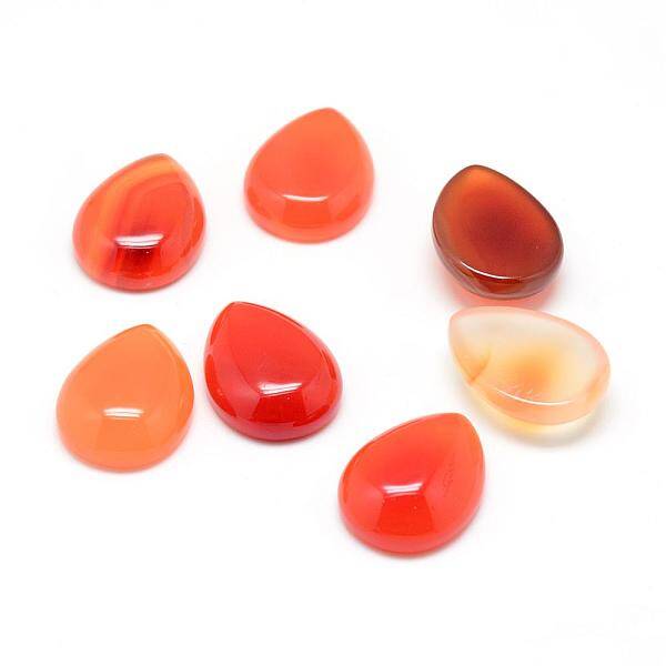 Dyed Natural Carnelian Gemstone Cabochons