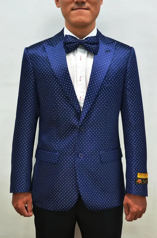 Paisley-100 Midnight - Mens Wholesale Blazers