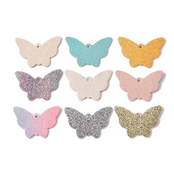 PU Leather Pendants