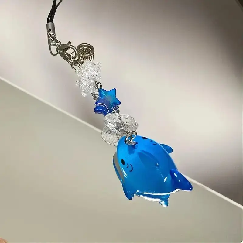 Cute Shark Design Phone Chain for Smartphone, Creative Cell Phone Decorative Lanyard, Fashion Phone Charm for Women & Girls,...