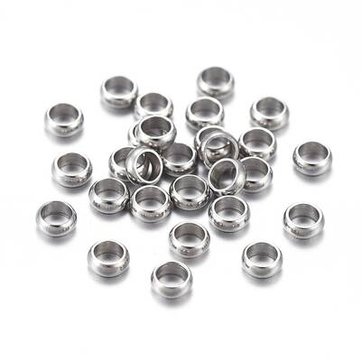 Tarnish Resistant 201 Stainless Steel Spacer Beads