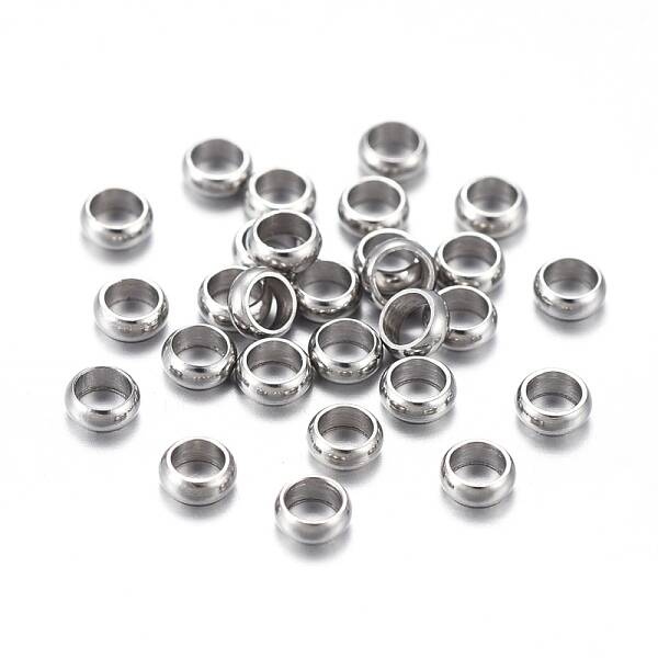 Tarnish Resistant 201 Stainless Steel Spacer Beads