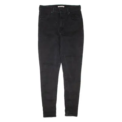 LEVI'S Mile High Womens Jeans Black Regular Skinny W32 L32