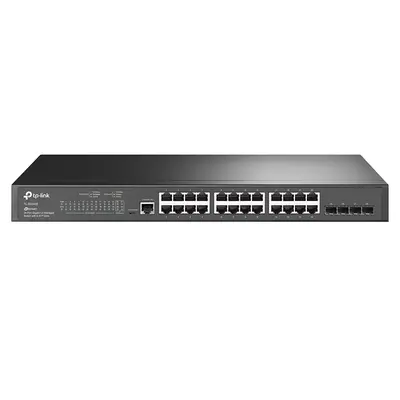 TL-SG3428-V2 TP-LINK JetStream 24-Port Gigabit L2+ Managed Switch with 4 SFP Slots