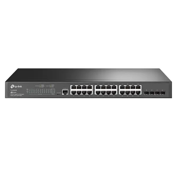 TP-LINK TL-SG3428-V2 | JetStream 24-Port Gigabit L2+ Managed Switch with 4 SFP Slots