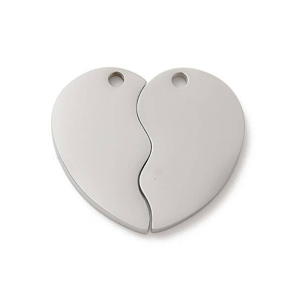 Non-Tarnish 304 Stainless Steel Split Pendants