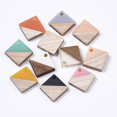 Resin & Wood Pendants