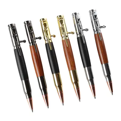 HittCraft Tactical Bolt Action Pen with Refillable Gel Ink Comfortable Design Available in Six Colors Gift Box Included Retra...