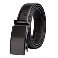Men's Leather Belt Automatic Ratchet Buckle Slide Belt For Men Designer Belt Dress and Casual with Adiustable Buckle for Men'...