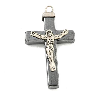 Religion Synthetic Non-Magnetic Hematite & Alloy Pendants