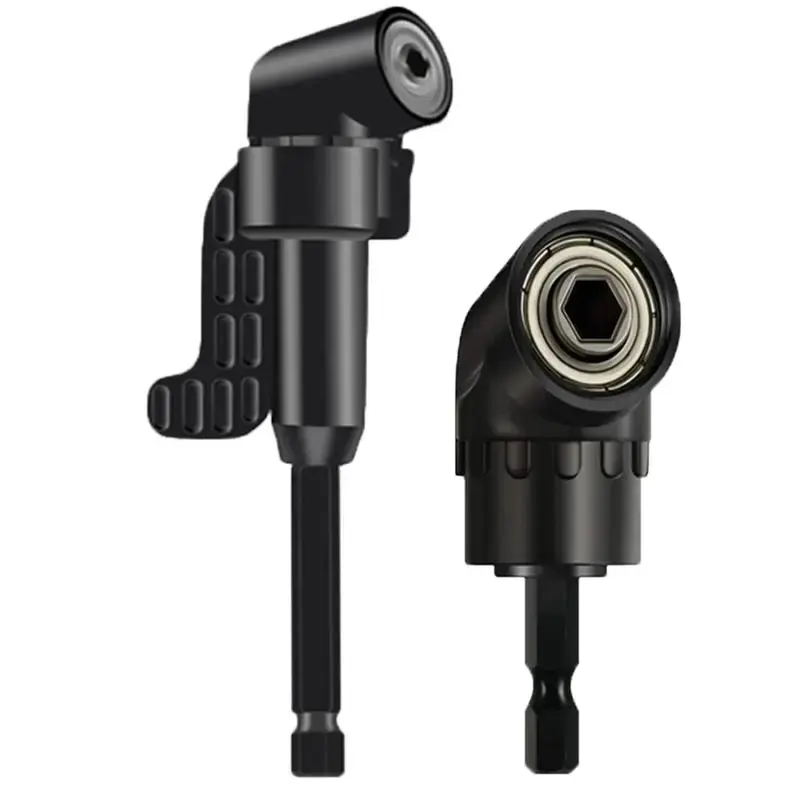 105 Degree Right Angle Drill Adapter Set, Hex Shank Screwdriver Angled Bit Holder, Power Drill Extension Screwdriver Drill At...
