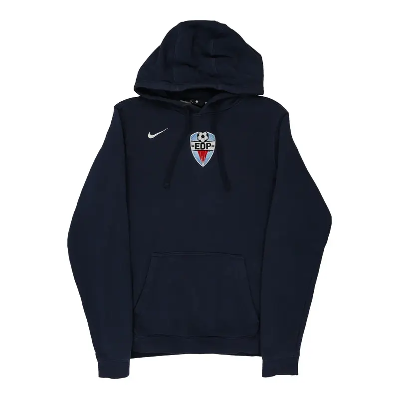 EDP Nike Hoodie - Small Navy Cotton Blend