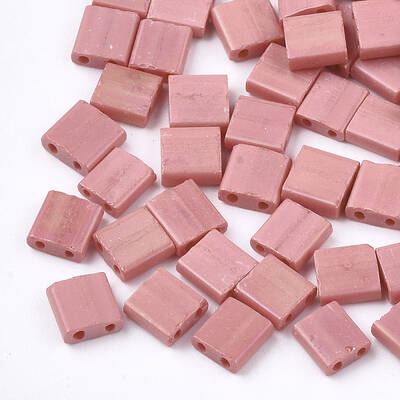 2-Hole Opaque Glass Seed Beads