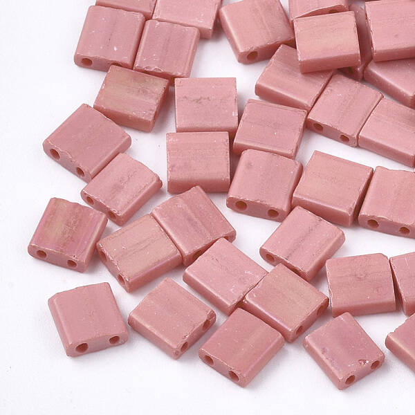 2-Hole Opaque Glass Seed Beads