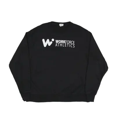 CHAMPION Reverse Weave Workforce Sweatshirt Black Mens XL