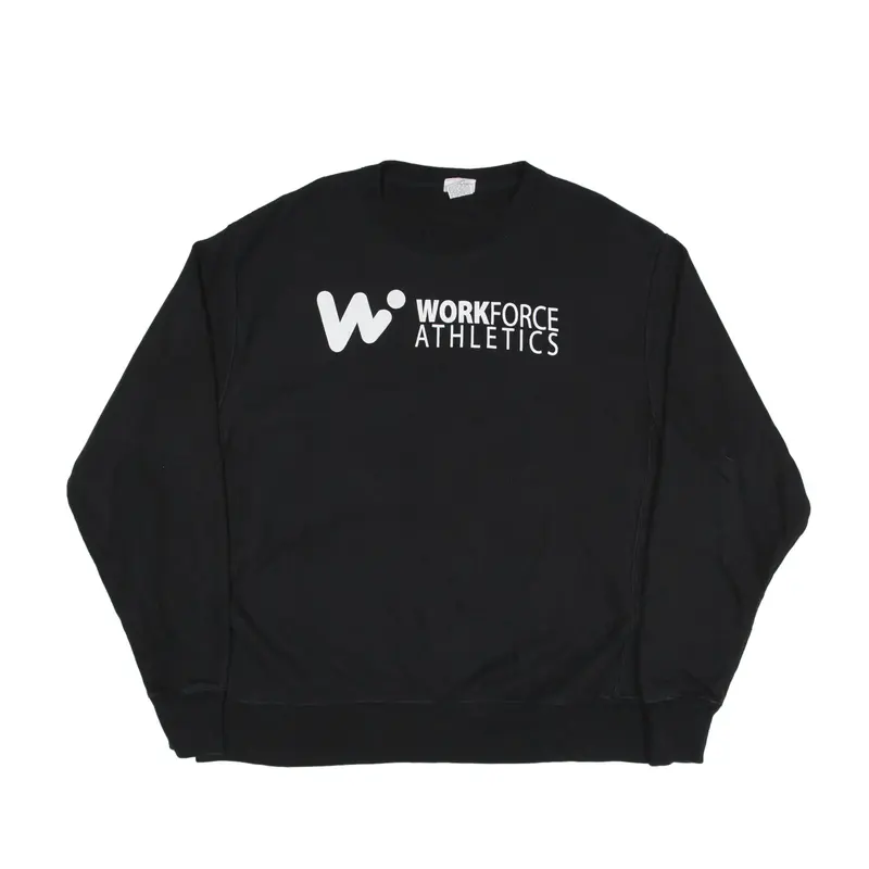 CHAMPION Reverse Weave Workforce Sweatshirt Black Mens XL