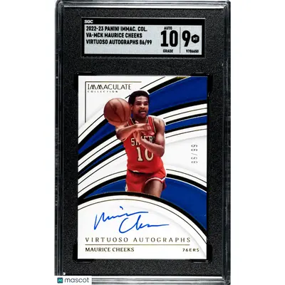 Maurice Cheeks SGC 2022 23 Panini Immaculate Col. #VA MCK Virtuoso Auto 9