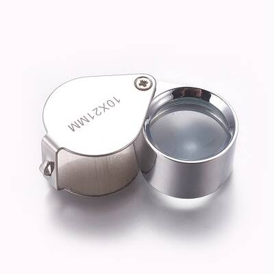 10x21mm Jewelry Identifying Type Magnifying Glass Portable Magnifiers