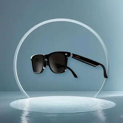 Wireless Bluetooth-compatible Smart Glasses, Wireless Headphone Smart Glasses, Creative Smart Sports Glasses for Driving, Ou...