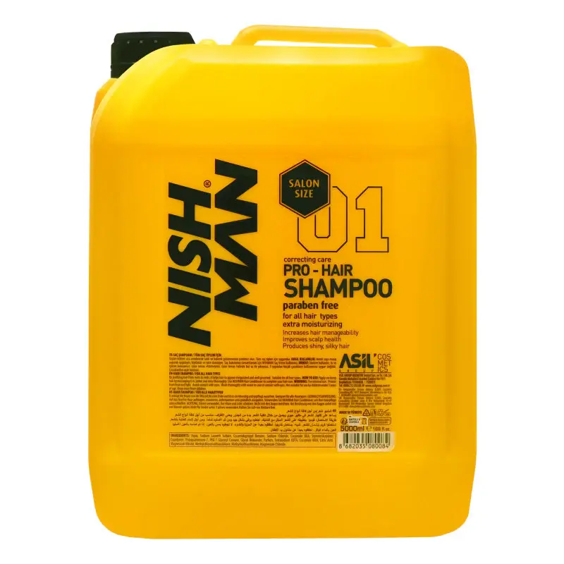 Paraben-free shampoo Nishman Pro Hair 5l