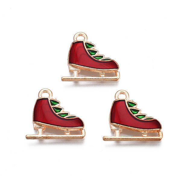 Christmas Alloy Enamel Pendants