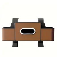 Car seat rear storage box - fashionable and practical, suitable for family adventures - cup holder, tissue box and hook - per...