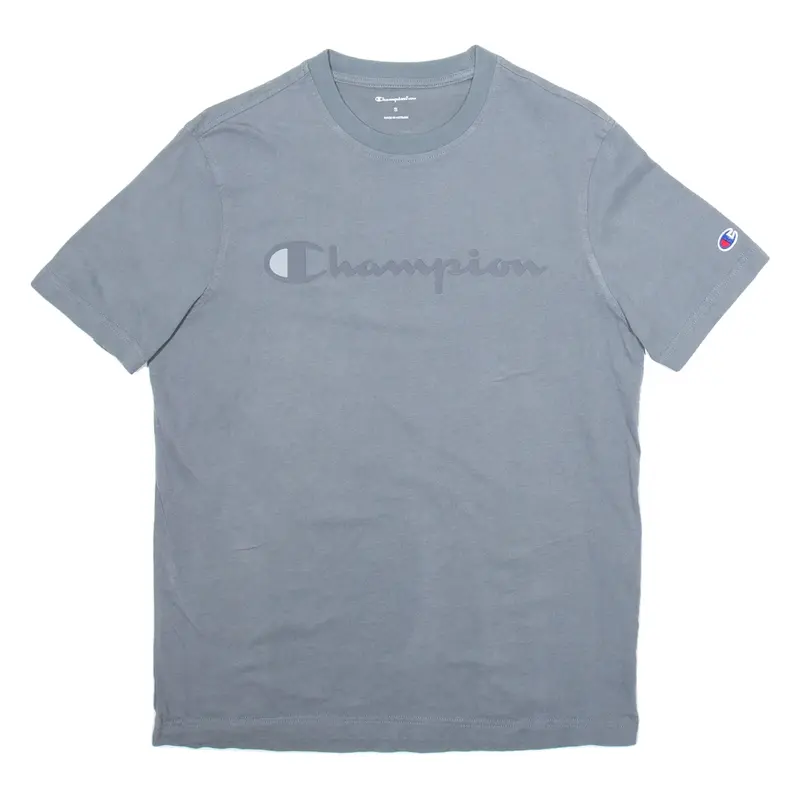 CHAMPION Mens T-Shirt Grey S