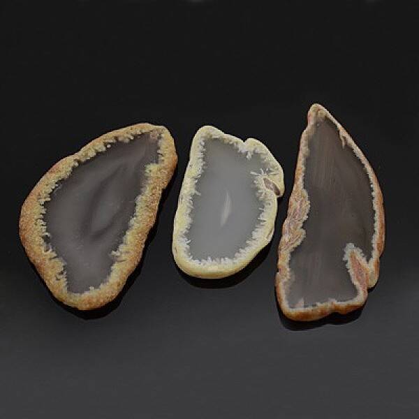 Natural Agate Slices Big Pendants