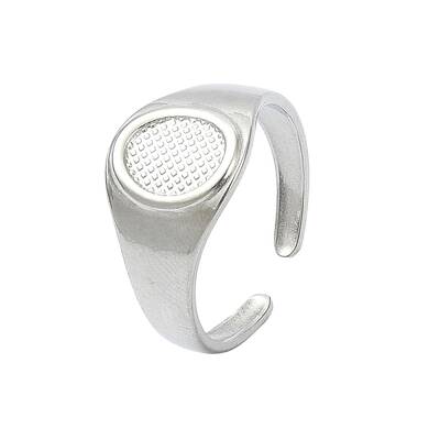 304 Stainless Steel Cuff Rings for Women