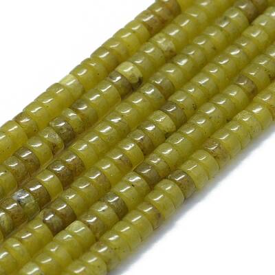 Natural Korea Olive Jade Beads Strands
