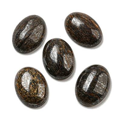 Natural Bronzite Cabochons