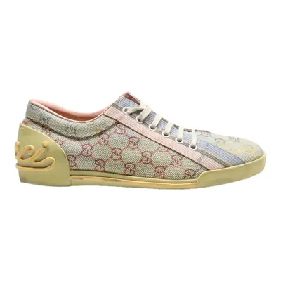 GUCCI Sneaker Trainers Grey Canvas Womens UK 5