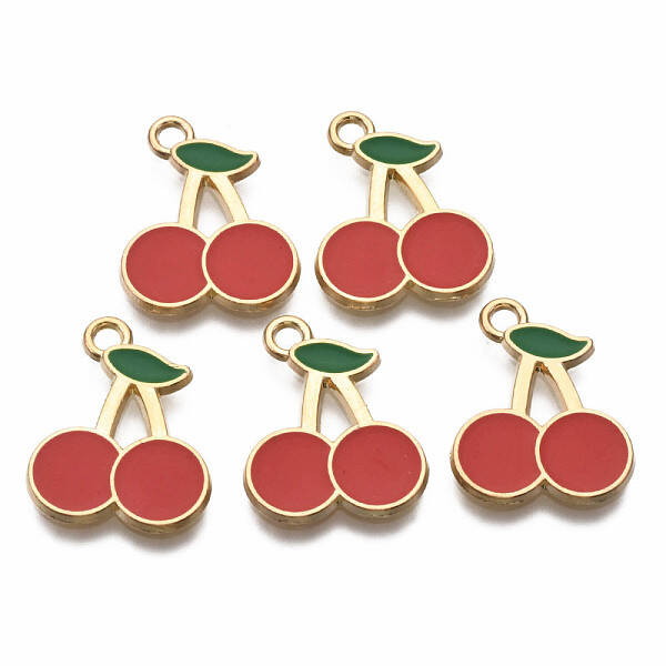 Alloy Enamel Pendants