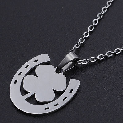 Non-Tarnish 201 Stainless Steel Pendants Necklaces