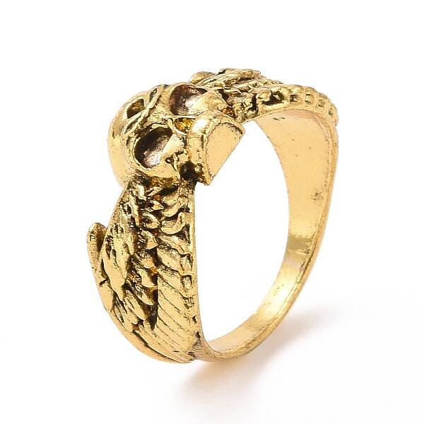Alloy Skull Finger Ring