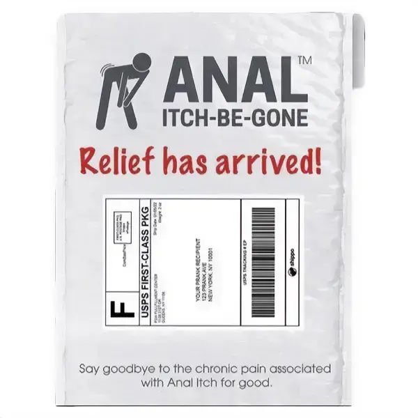 Itch Be Gone Mail Prank - Hilarious Prank Mail for a Friend - Funny Father's Day Card, Perfect Birthday Gift, April Fools Day...