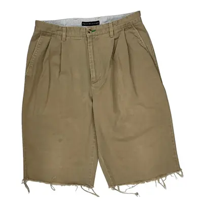 Tommy Hilfiger Chino Shorts - 32W 13L Beige Cotton