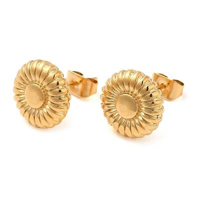 PVD Vacuum Plating 304 Stainless Steel Stud Earing for Women