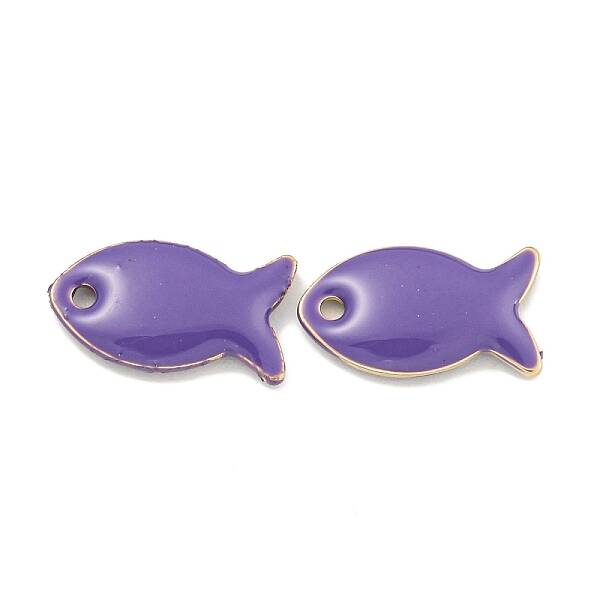 Brass Enamel Charms