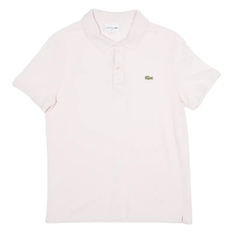 LACOSTE Slim Fit Mens Polo Shirt Pink M