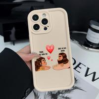 Heartfelt Connection Phone Case for iPhone 16 15 14 Pro Max 13 12 11 XR XS Plus Shockproof Drop Protection Rugged Durable Sil...