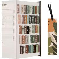 Spanish  Tabs for Women and Men, separadores de biblia en espaol, Earthy Theme, 75 Large Print  Tabs & 1 Bookmark, Laminated ...