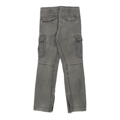 Age 16 Ovs Cargo Trousers - 34W 34L Grey Cotton Blend