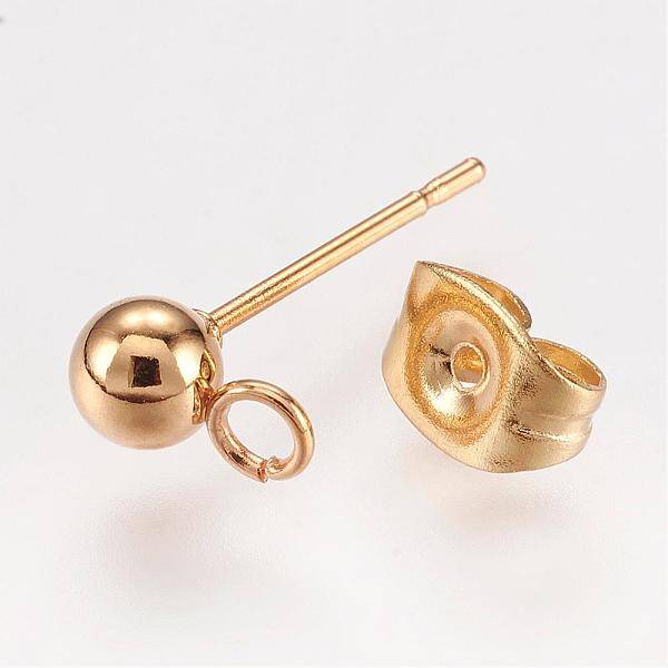 304 Stainless Steel Stud Earring Findings