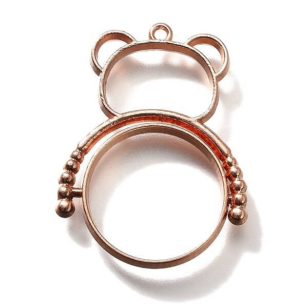 Alloy Open Back Bezel Pendants