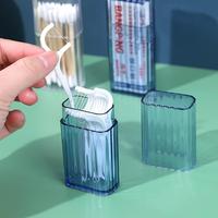 Portable Clear Storage Box, 1pc Toothpick Holder, Toothpick Storage Box, Compact Travel Storage Box for Toothpick, Cotton Swa...